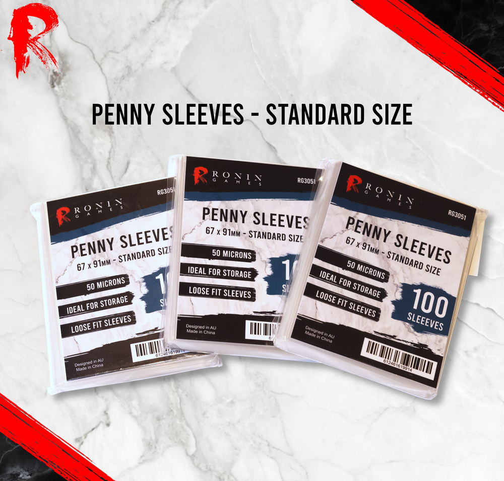 Penny Sleeves - 100pc - Ronin Games