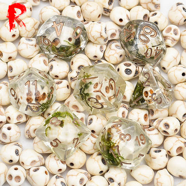 Skull Resin Dice RPG Set - Ronin Games - SA017