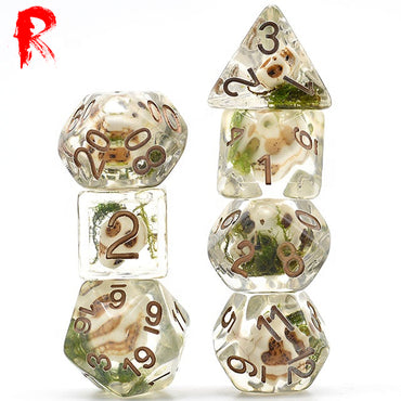 Skull Resin Dice RPG Set - Ronin Games - SA017