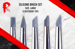Ronin Games Tools - Set Of 5 Silicone Brushes - Large Size