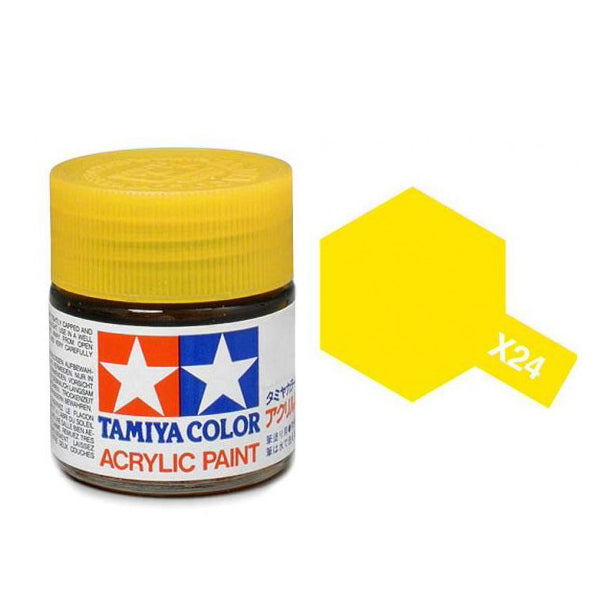 Tamiya X-24 Acrylic Clear Yellow (Gloss)