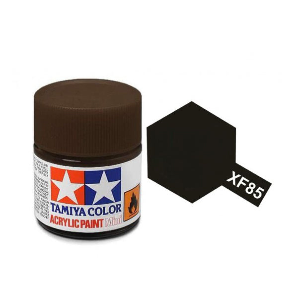 Tamiya XF-85 Acrylic Mini Rubber Black (Flat)