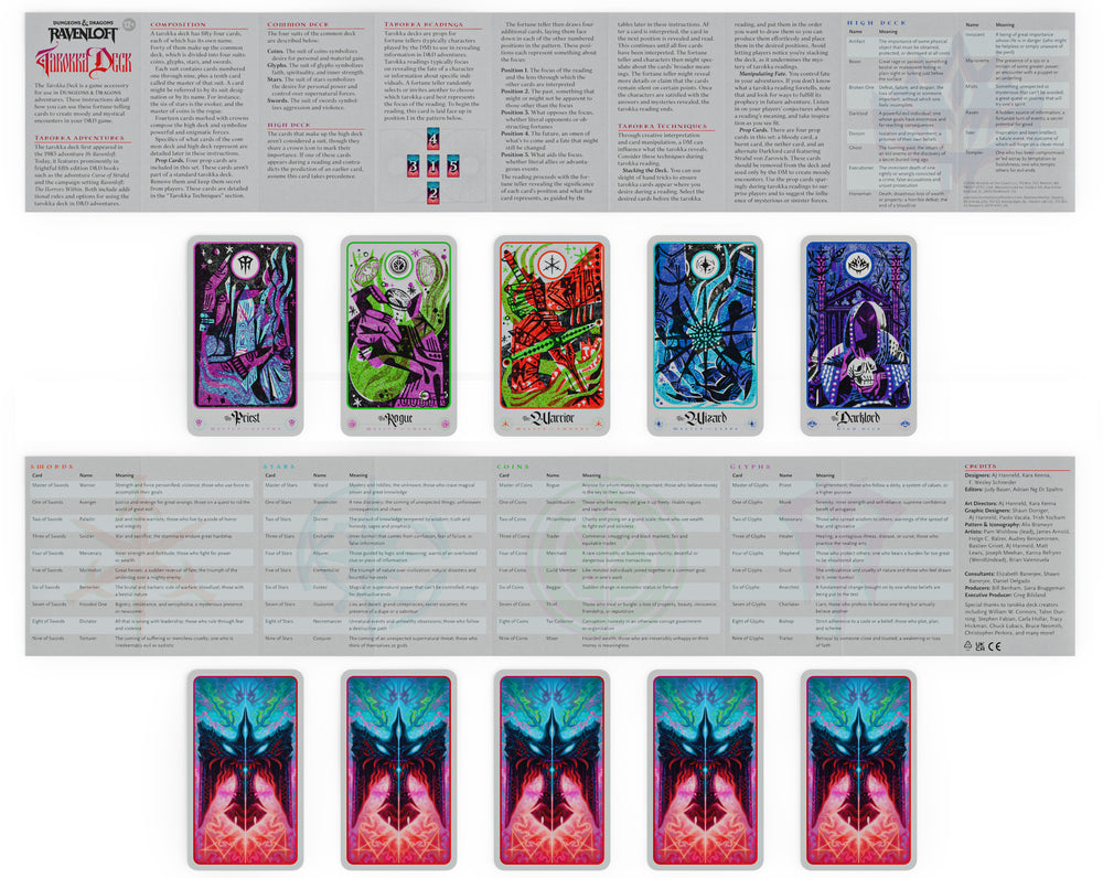 D&D Ravenloft: The Horrors Within - Tarokka Deck PRE-ORDER 16/06/26