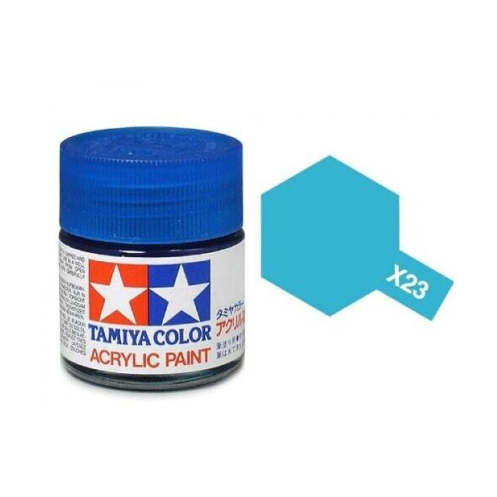 Tamiya X-23 Acrylic Clear Blue (Gloss)