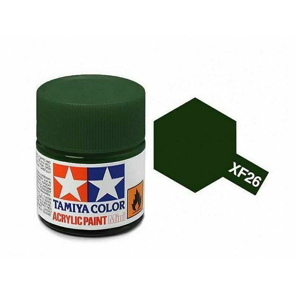 Tamiya XF-26 Acrylic Mini Deep Green (Flat)