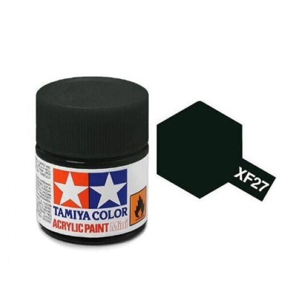 Tamiya XF-27 Acrylic Mini Black Green (Flat)