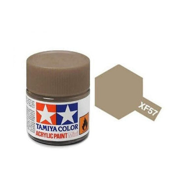 Tamiya XF-57 Acrylic Mini Buff (Flat)