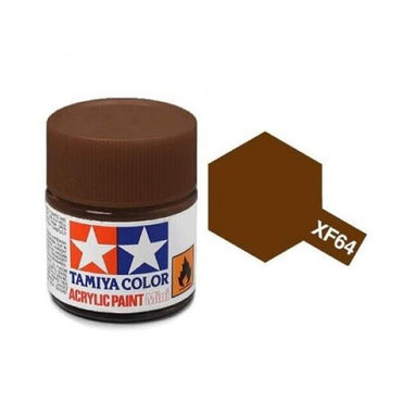 Tamiya XF-64 Acrylic Mini Red Brown (Flat)