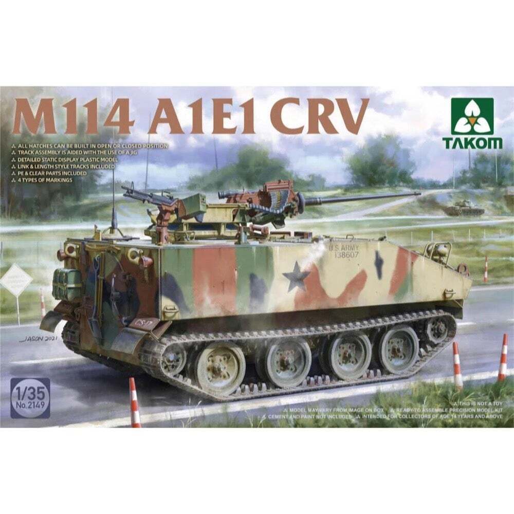 1/35 M114 A1E1 CRV Plastic Model Kit