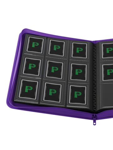 Collector's Series Top Loader Zip Binder - 9 Pocket - Purple - LOCAL PICK UP ONLY