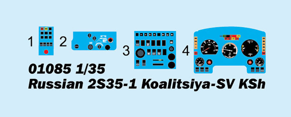 Trumpeter 1/35 Russian 2S35-1 Koalitsiya-SV KSh
