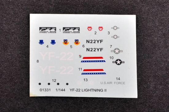Trumpeter 1/144 U.S.YF-22 Lightning II