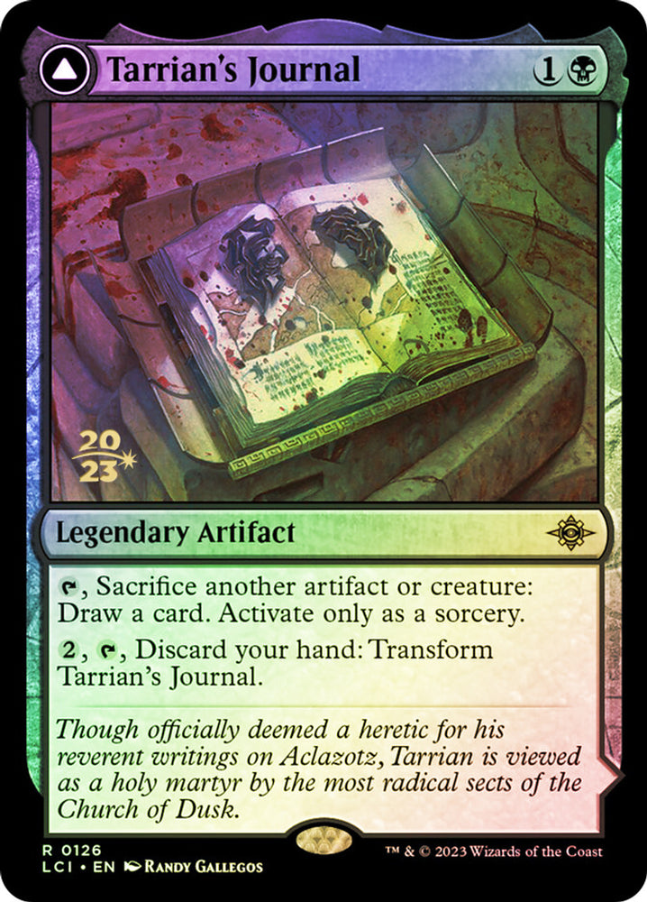 Tarrian's Journal // The Tomb of Aclazotz [The Lost Caverns of Ixalan Prerelease Cards]