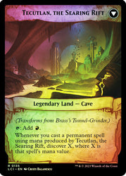 Brass's Tunnel-Grinder // Tecutlan, the Searing Rift [The Lost Caverns of Ixalan Prerelease Cards]