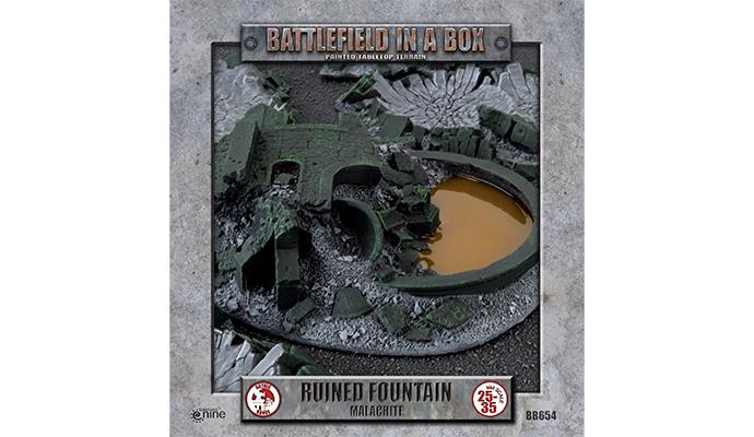 Battlefield in a Box: Ruined Fountain - Malachite