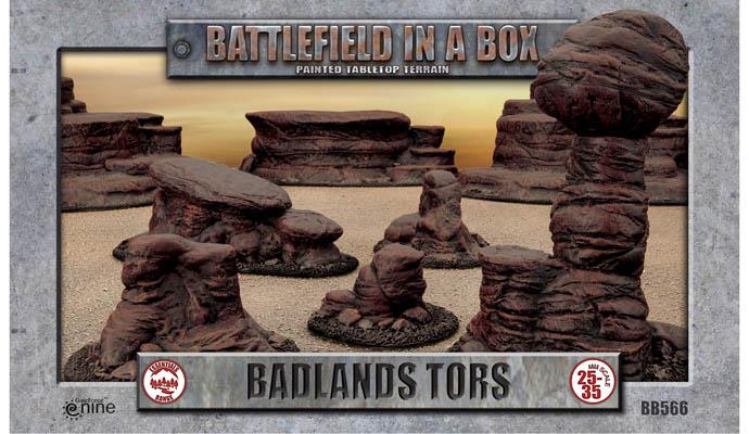 Battlefield in a Box: Badlands Tors - Mars