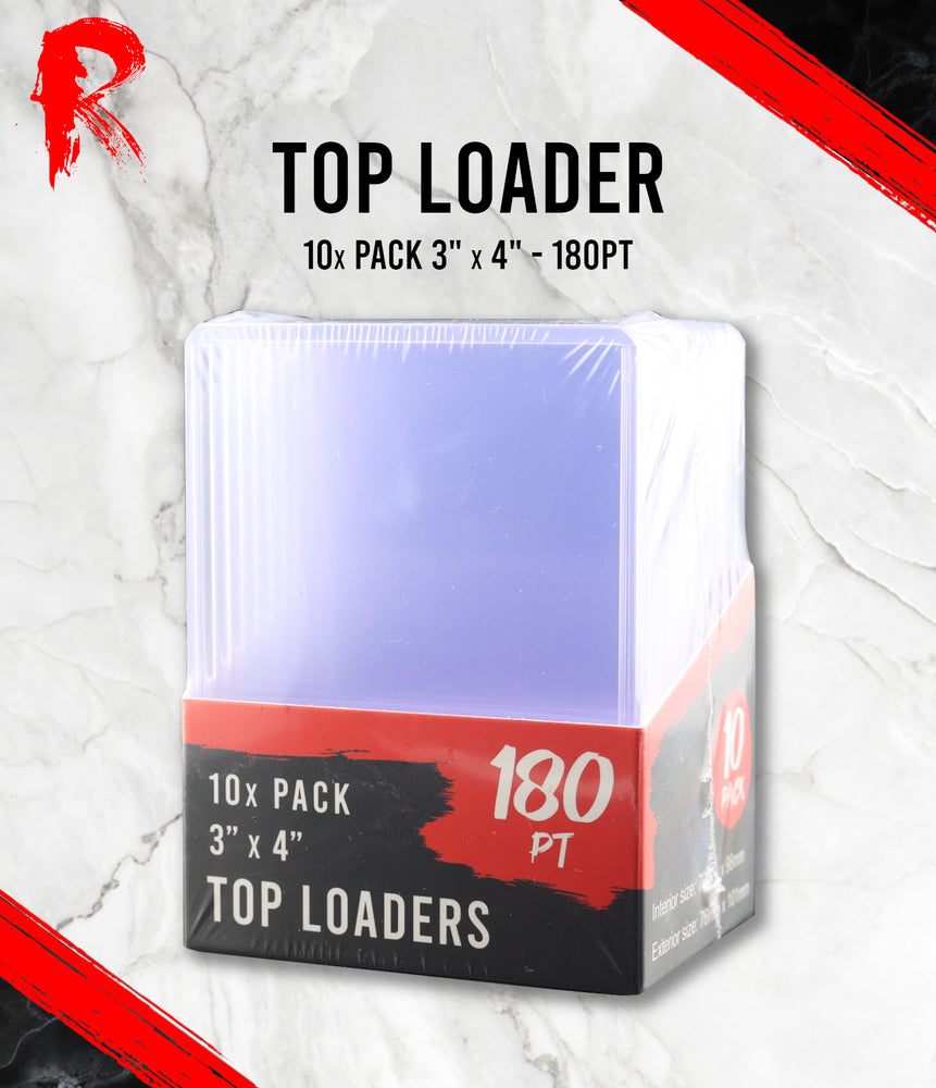 Ronin Games Toploader 180pt 3" x 4" - 10 Pack