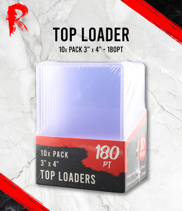 Ronin Games Toploader 180pt 3" x 4" - 10 Pack