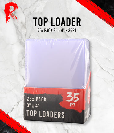 Ronin Games Toploader 35pt 3" x 4"- 25 Pack