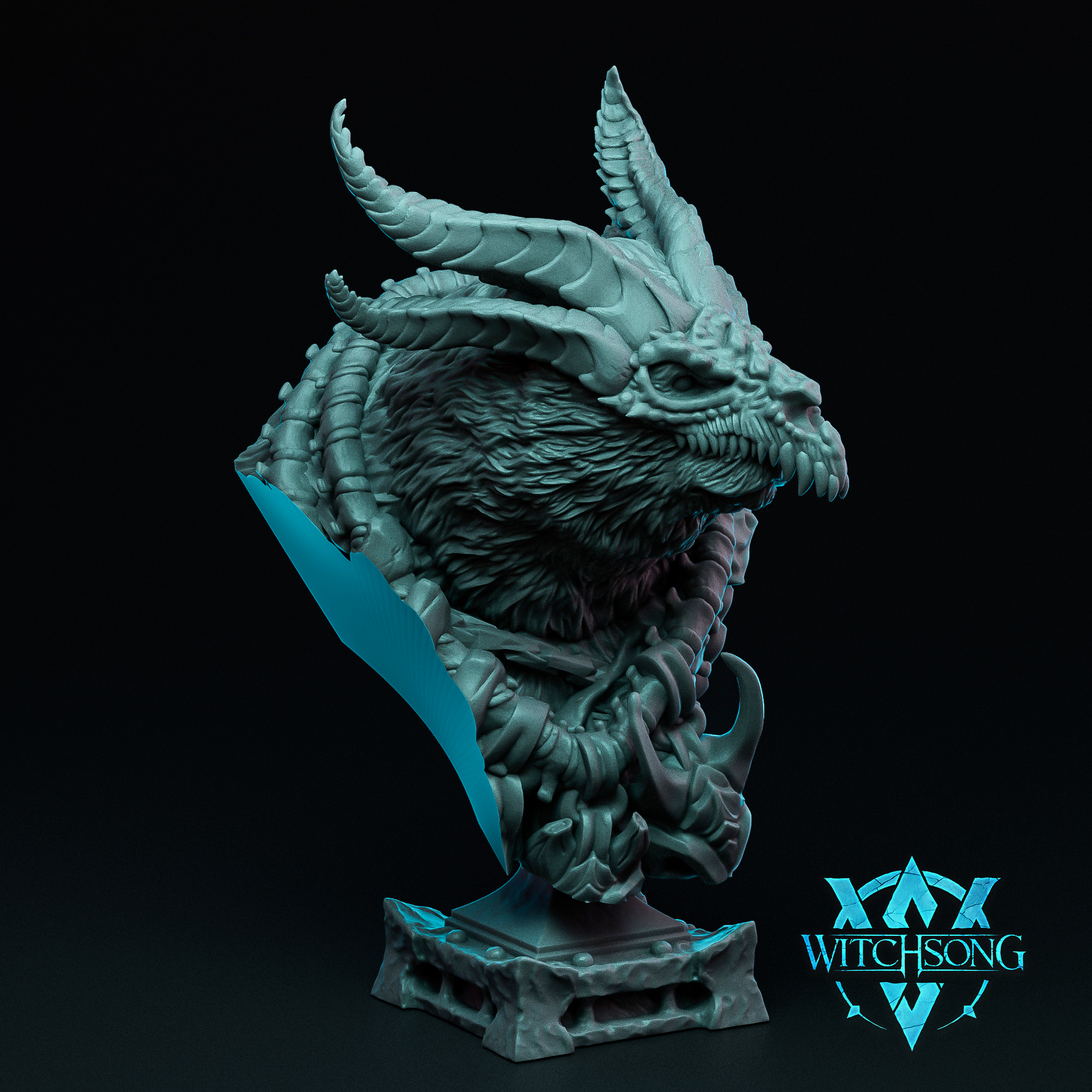 Ursalox Star-Gazer Bust - Witchsong Miniatures - Fox Den Resin Printed Miniature