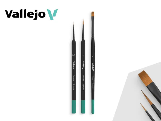 Vallejo Brushes - Precision - Starter Set I (3 Pcs.)