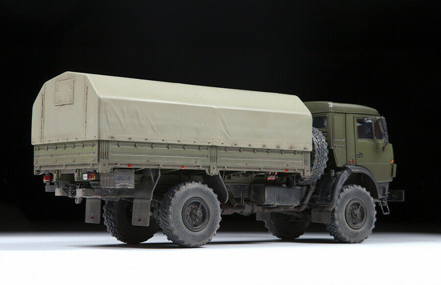 Zvezda 1/35 Russian military 2-axle truck K-4350 Plastic Model Kit