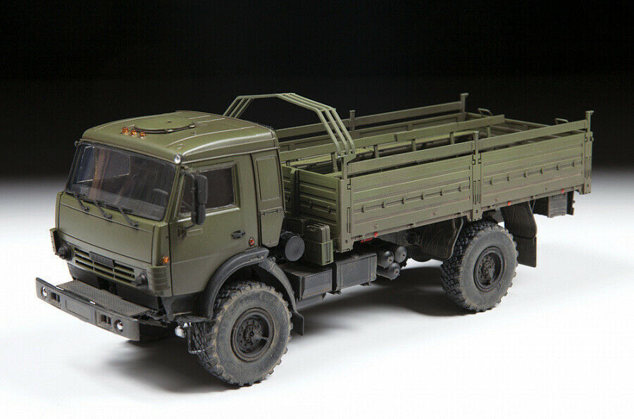 Zvezda 1/35 Russian military 2-axle truck K-4350 Plastic Model Kit