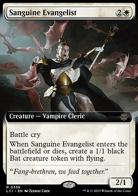 Sanguine Evangelist (Extended Art) [The Lost Caverns of Ixalan]