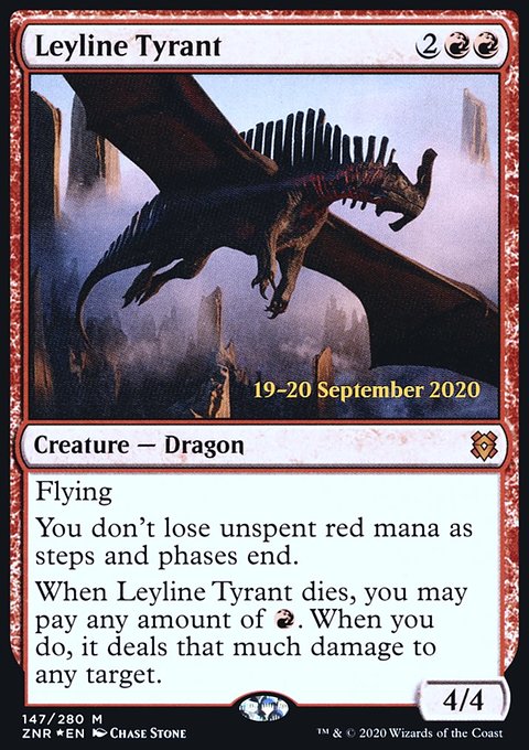 Leyline Tyrant [Zendikar Rising Prerelease Promos]