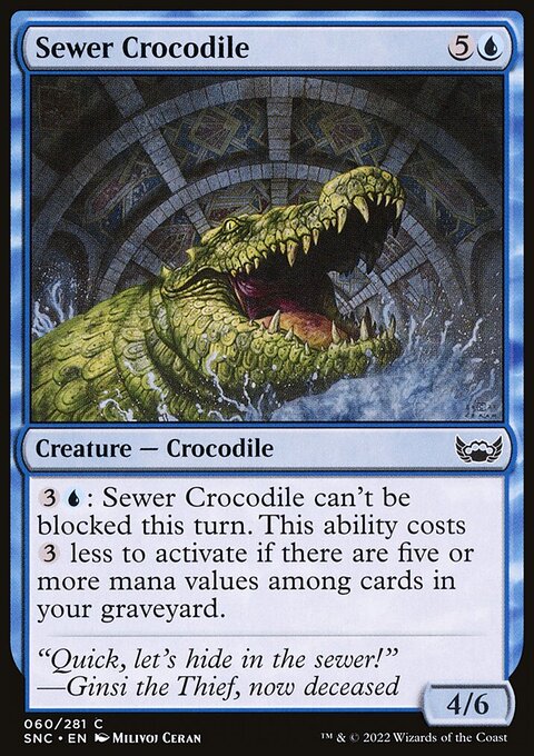 Sewer Crocodile [Streets of New Capenna]