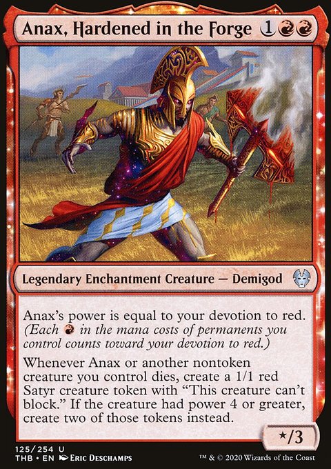 Anax, Hardened in the Forge [Theros Beyond Death]
