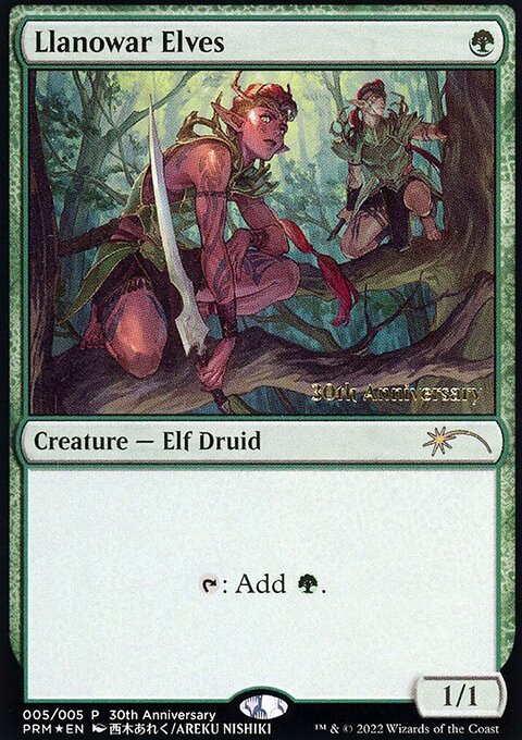 Llanowar Elves (Retro) [30th Anniversary History Promos]