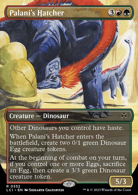 Palani's Hatcher (Borderless) [The Lost Caverns of Ixalan]