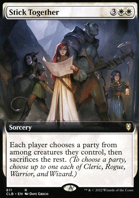 Stick Together (Extended Art) [Commander Legends: Battle for Baldur's Gate]
