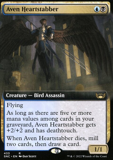 Aven Heartstabber (Extended Art) [Streets of New Capenna]