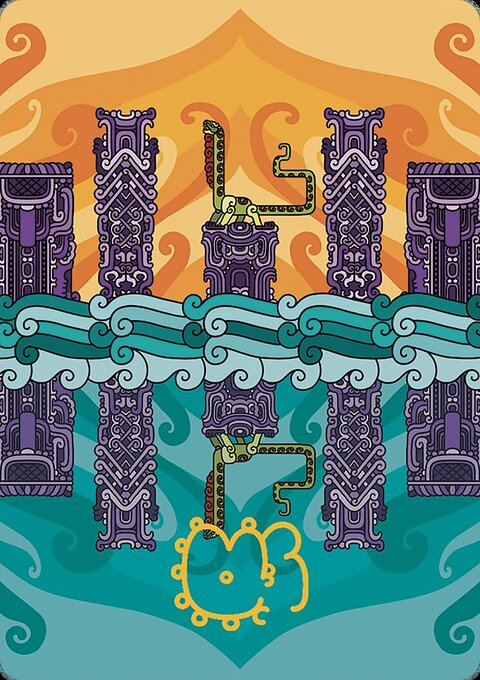 Echoing Deeps Art Card [The Lost Caverns of Ixalan Art Series]