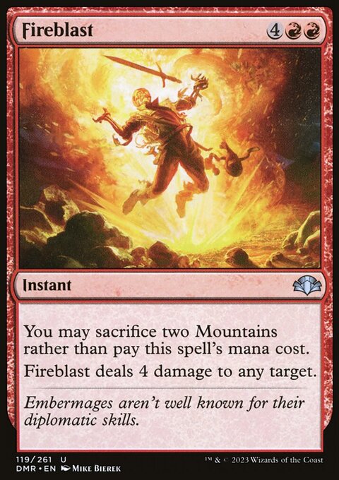 Fireblast [Dominaria Remastered]