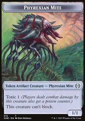 Phyrexian Mite (012) // The Hollow Sentinel Double-Sided Token [Phyrexia: All Will Be One Tokens]
