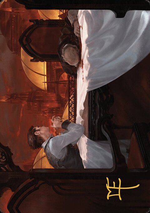 Expedited Inheritance Art Card (Gold-Stamped Signature) [Murders at Karlov Manor Art Series]