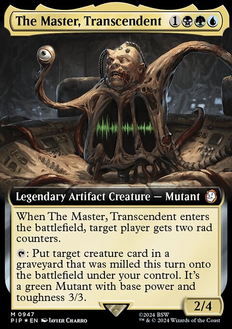 The Master, Transcendent (Extended Art) (Surge Foil) [Fallout]