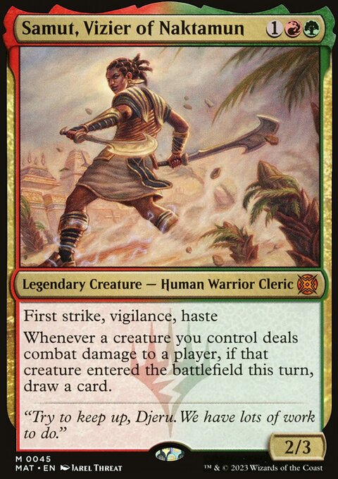 Samut, Vizier of Naktamun [March of the Machine: The Aftermath]