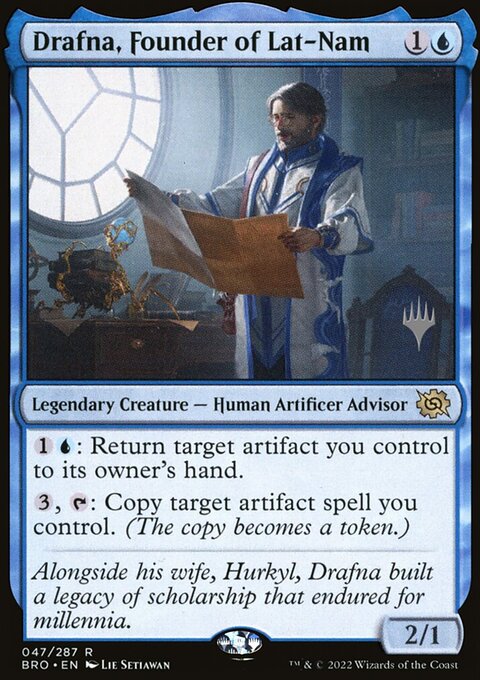 Drafna, Founder of Lat-Nam [The Brothers' War Prerelease Promos]