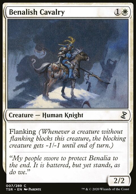 Benalish Cavalry [Time Spiral Remastered]