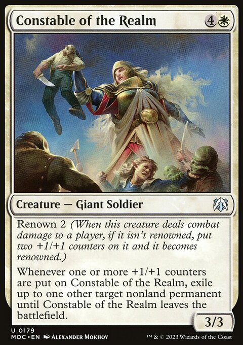 Constable of the Realm [March of the Machine Commander]