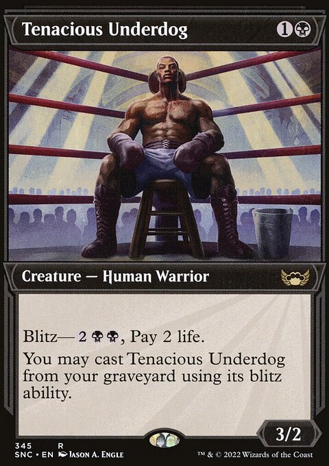 Tenacious Underdog (Showcase Art Deco) [Streets of New Capenna]