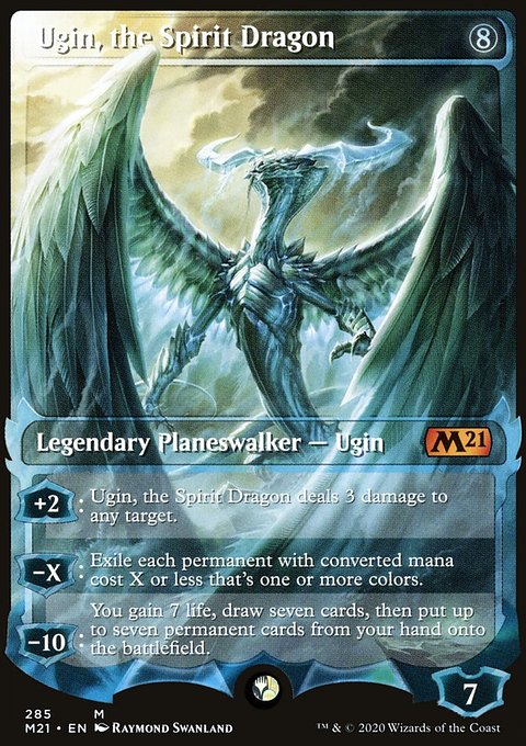 Ugin, the Spirit Dragon (285) (Extended Art) [Core Set 2021]