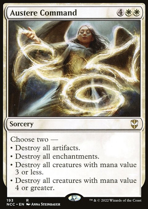 Austere Command [Streets of New Capenna Commander]