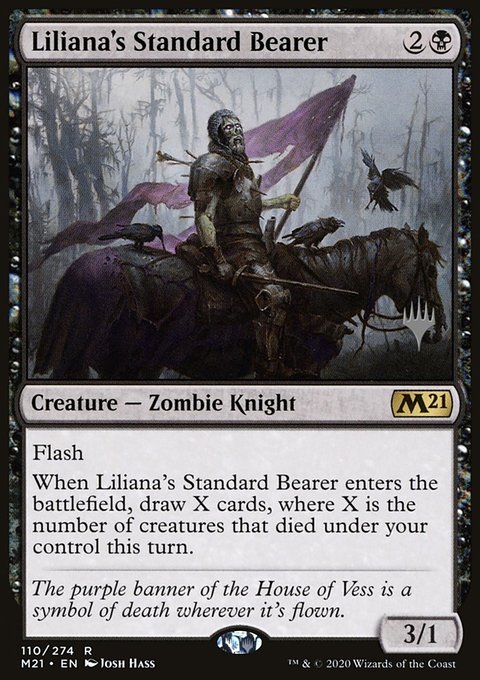 Liliana's Standard Bearer (Promo Pack) [Core Set 2021 Promos]
