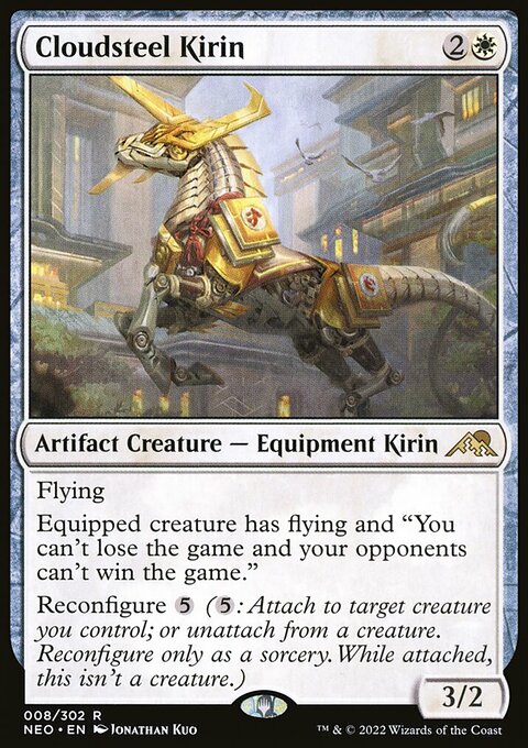 Cloudsteel Kirin [Kamigawa: Neon Dynasty]