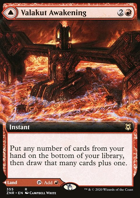 Valakut Awakening // Valakut Stoneforge (Extended Art) [Zendikar Rising]